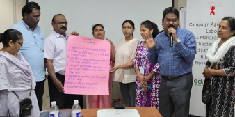 Participants collaborating during CACL session